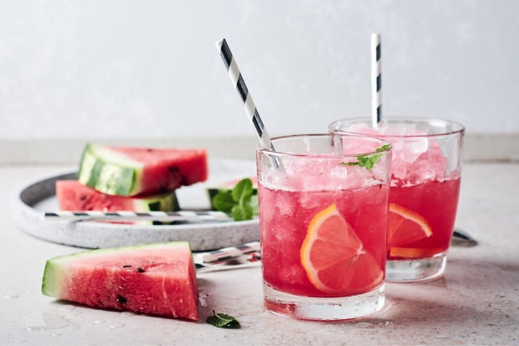 Gaivusis arbūzų sulčių kokteilis